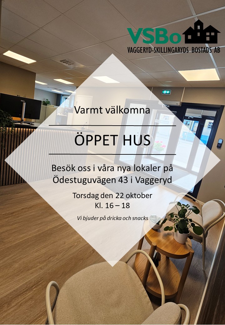 Öppet hus 22 oktober