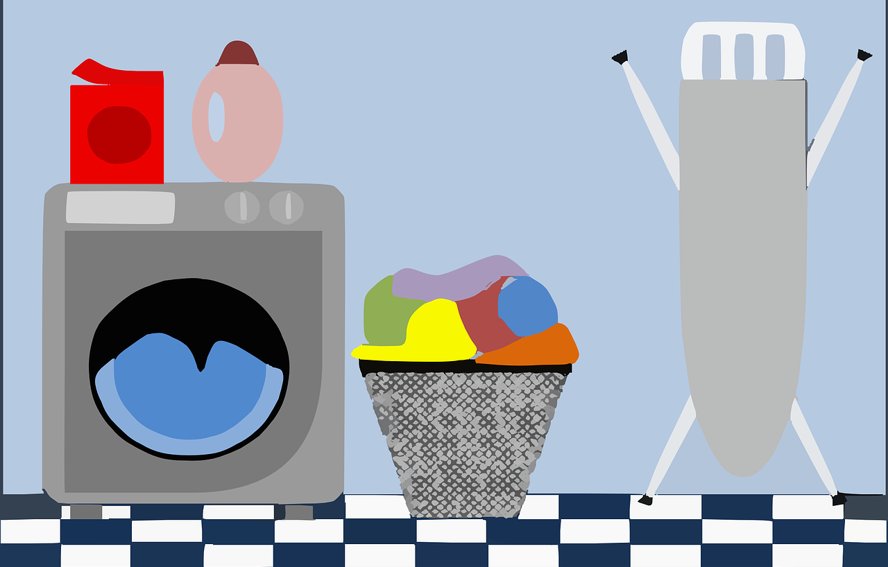 Tvättstuga illustration